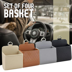 Basket-Set For Car Leather Storage - Carxk