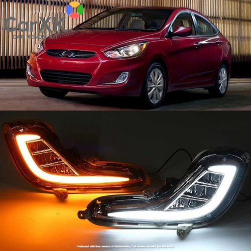 Car DRL LED Daytime Running Light™ - For Hyundai Accent Solaris - Carxk