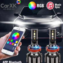Load image into Gallery viewer, RGB LED Bluetooth Car Headlamps™ - Carxk